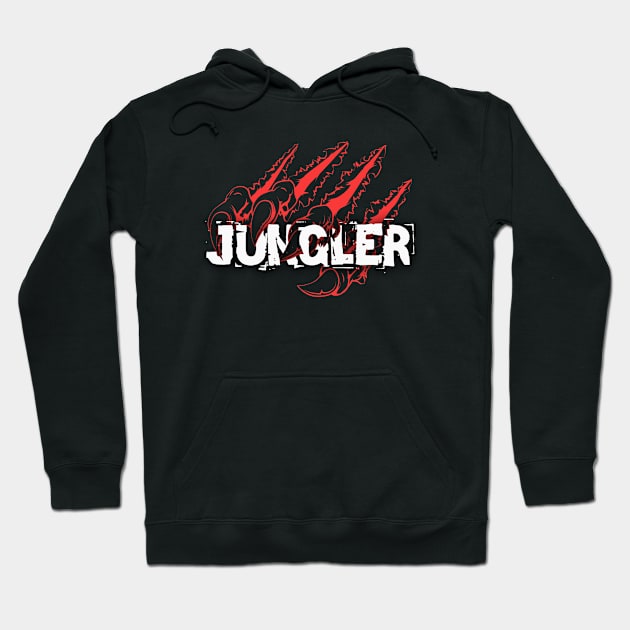 JunglerRole Hoodie by FollowTheBlackRabbit